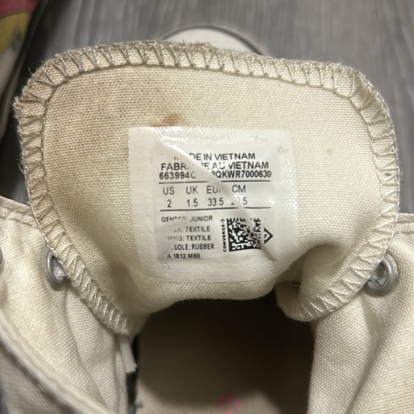 Kids’ Converse Chuck Taylor All Star Hi 'Unicorn' - sz 2 - Picture 6 of 6